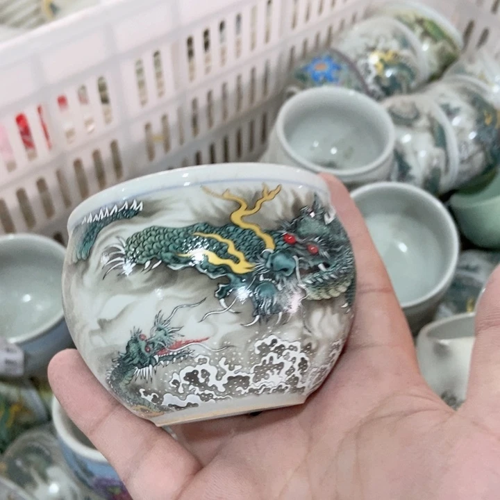 摆件茶具微瑕，介意微瑕