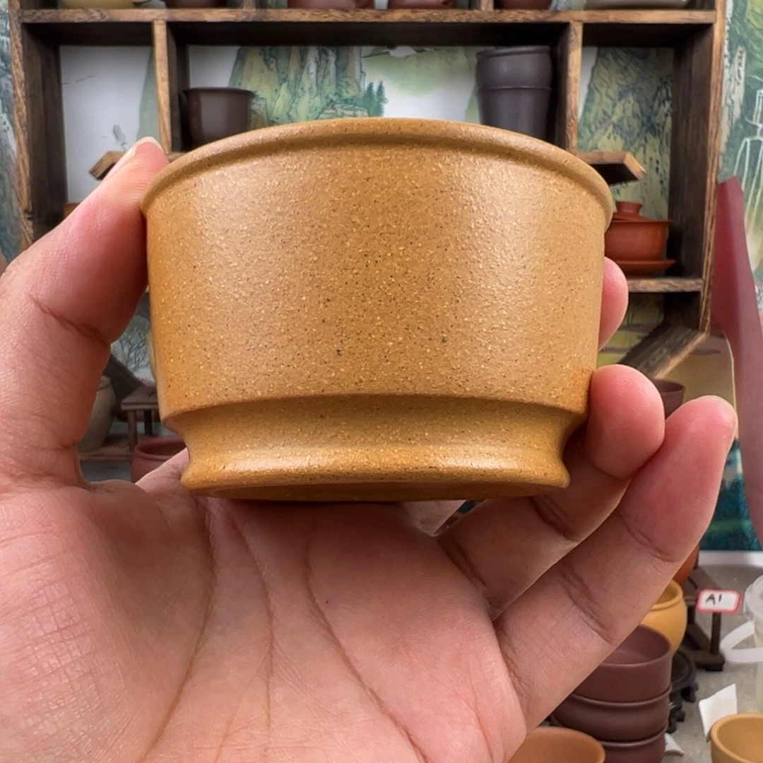 茶杯紫砂拙器甄选，纯原本矿。