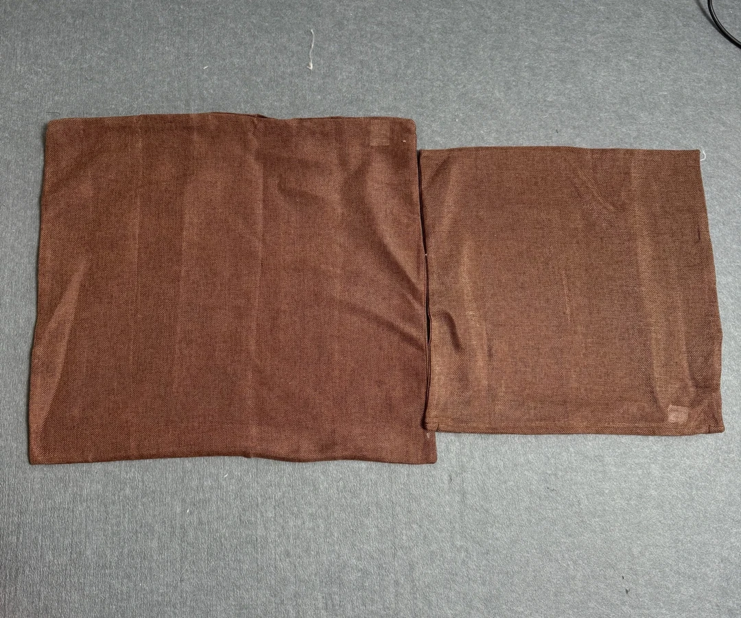 K区08 咖色家居简约风抱枕套(发3对)