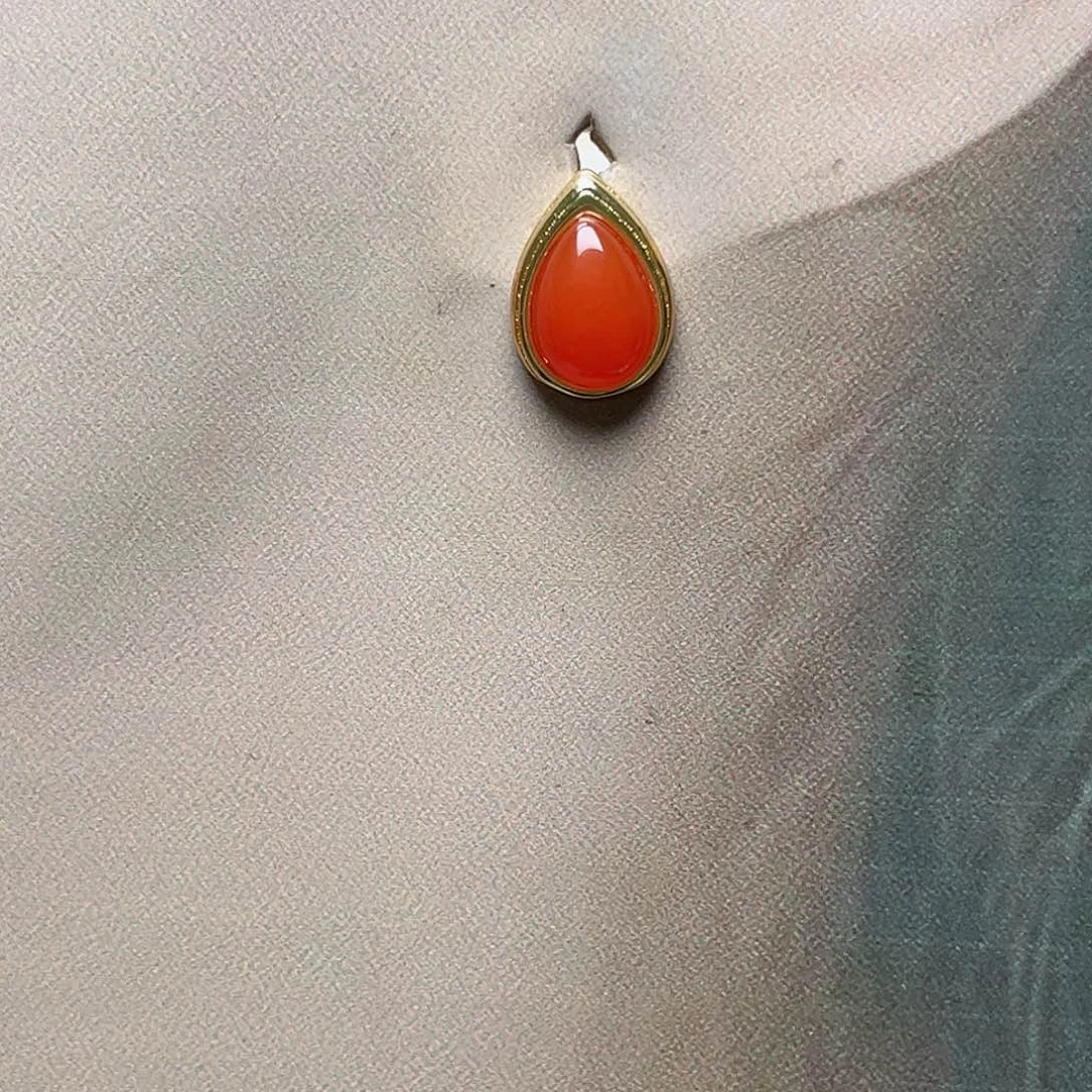 和田玉耳钉银S925镶嵌