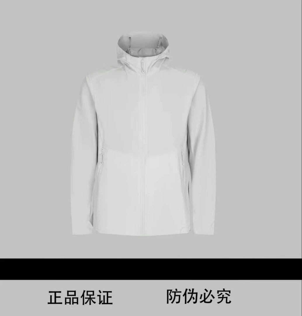 夏季男士休闲户外弹力连帽装备透气轻薄防晒衣F-108-4薄款外套