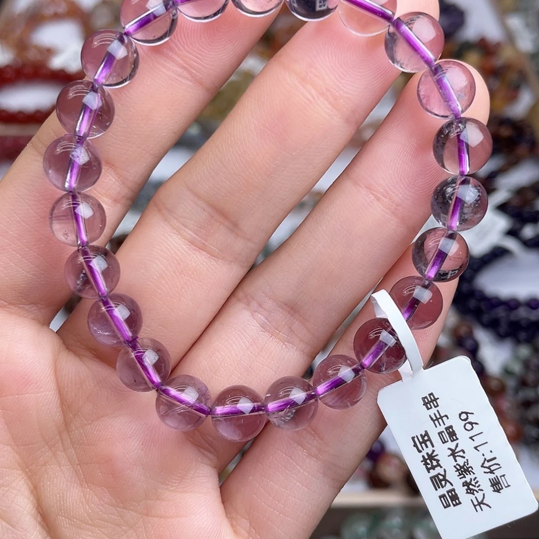 水晶手串未镶嵌天然