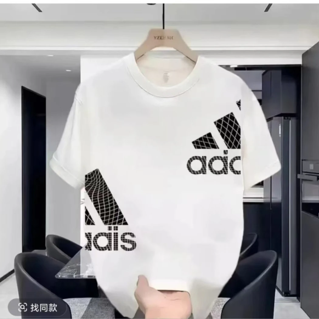 【一折粉丝福利】夏季潮牌男女同款百搭圆领T恤