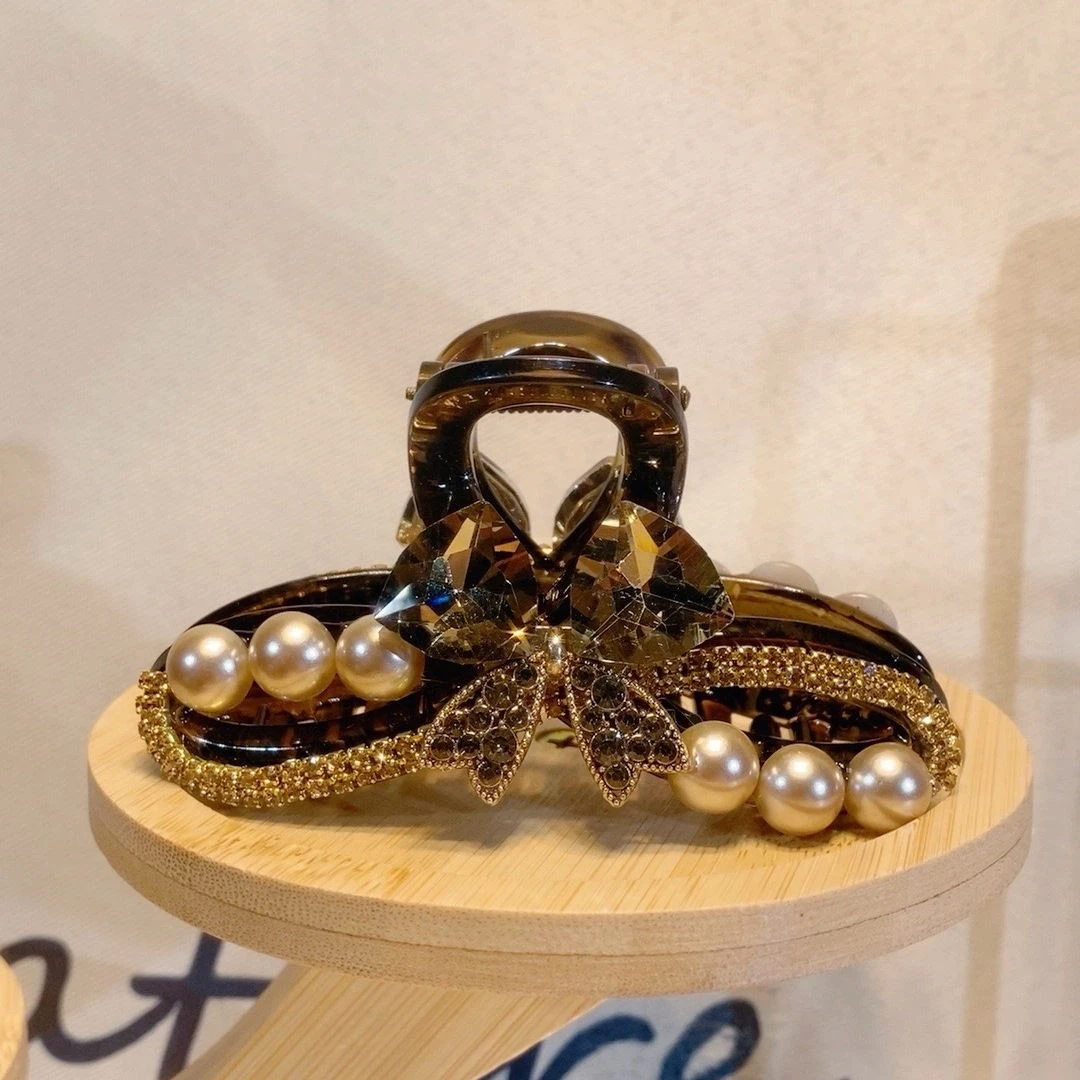 新款韩版九公分气质轻奢时尚高颜值百搭精致简约高雅优雅抓夹头饰