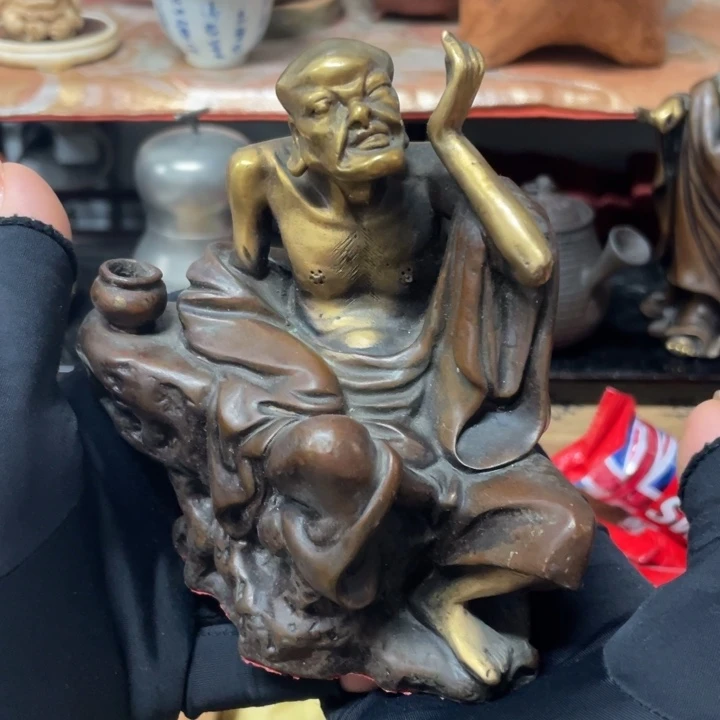 铜中古工艺品摆件