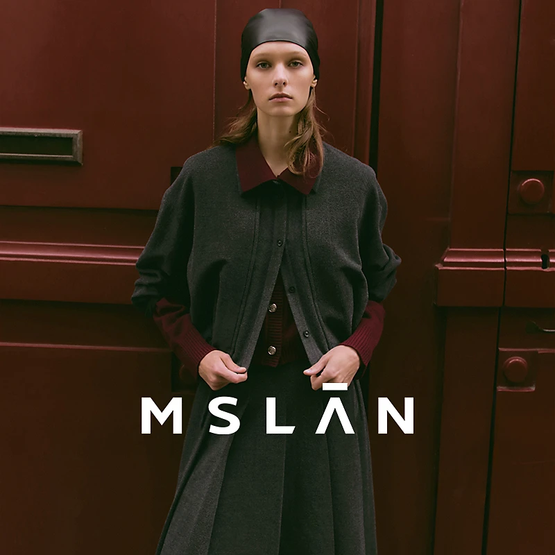 秀场同款/MSLAN新款经典可调节羊毛混纺截短衬衫MGDN053