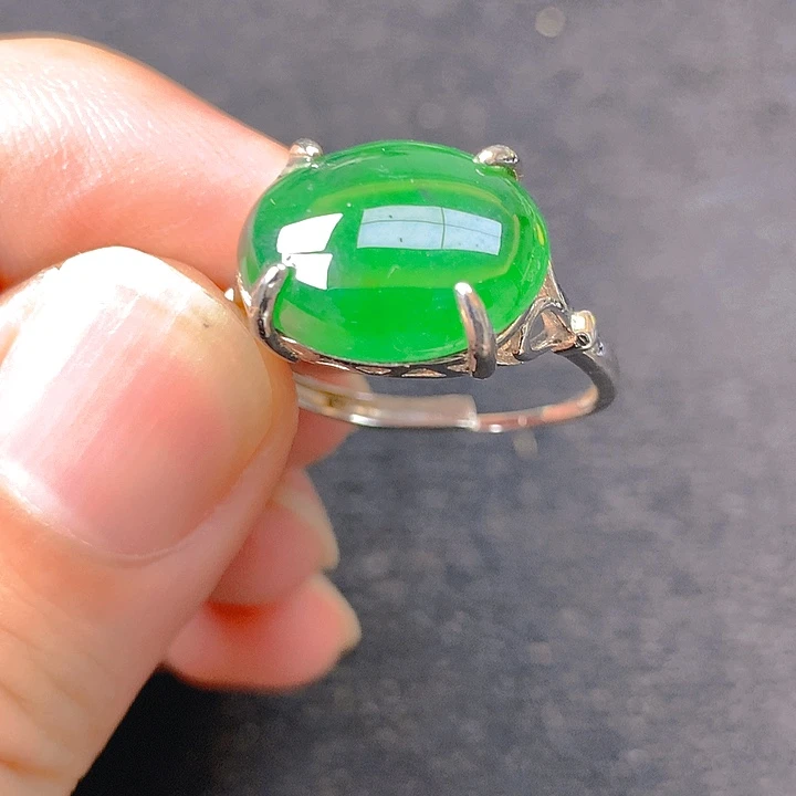 翡翠银S925镶嵌颈饰