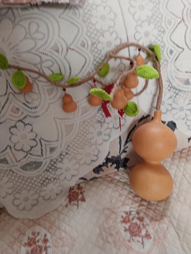 天然工艺编绳小葫芦