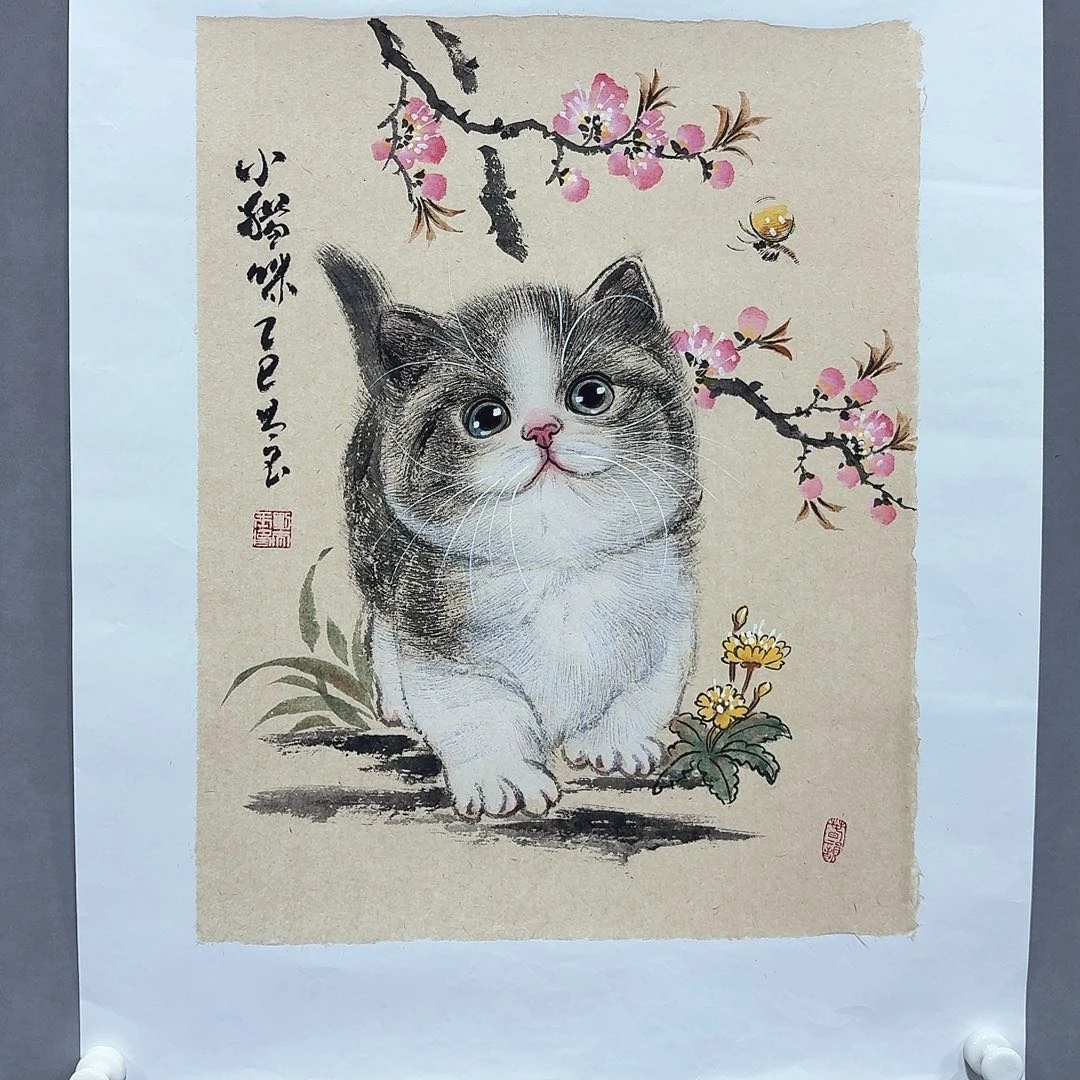国画亲笔手绘放心去藏