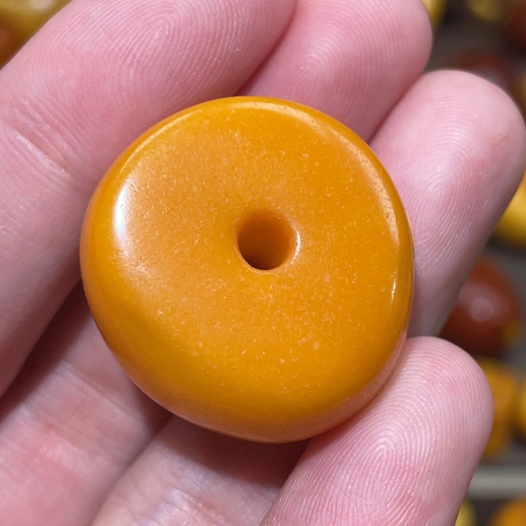 蜜蜡未镶嵌裸石饼子