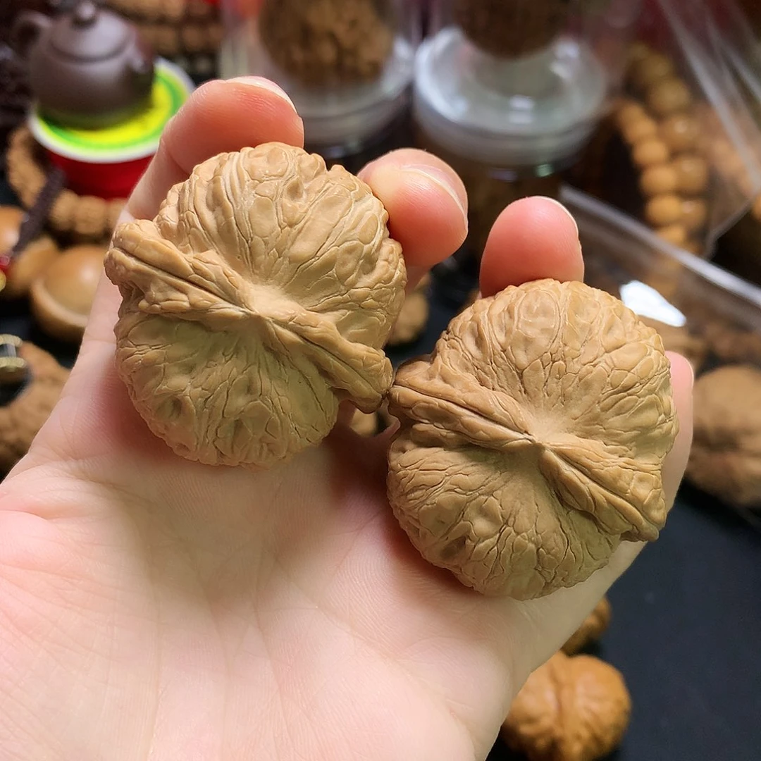 文玩核桃把件元宝44全品