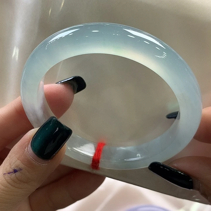 翡翠未镶嵌手镯51正