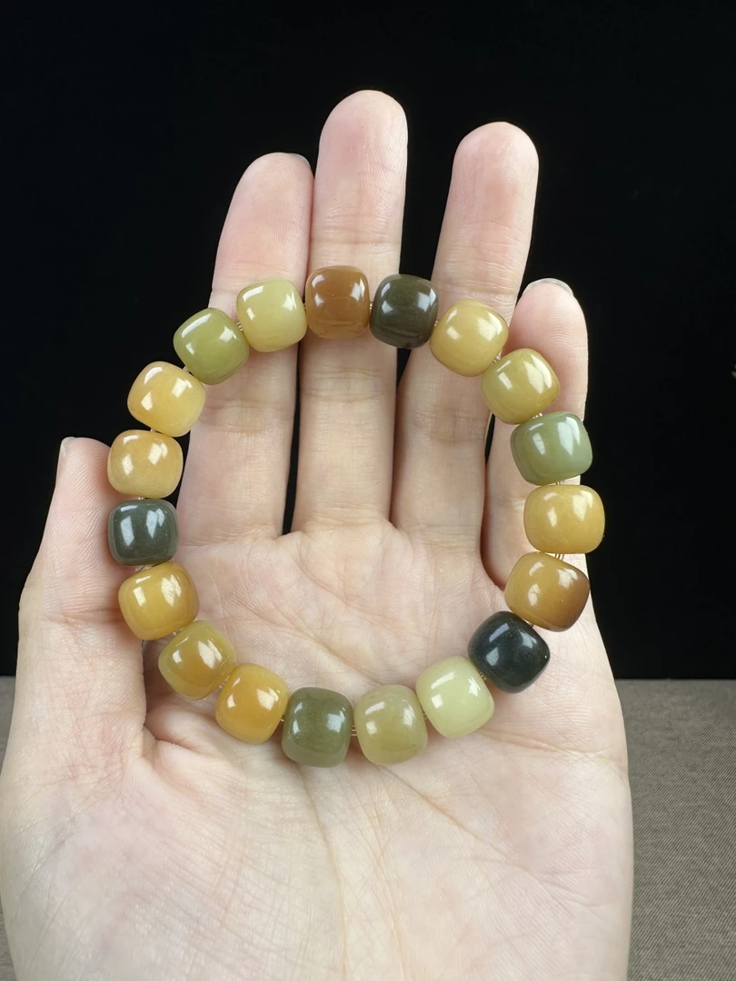 多宝菩提根单圈手串绕指柔风化菩提根阴皮菩提根国风菩提手串文玩