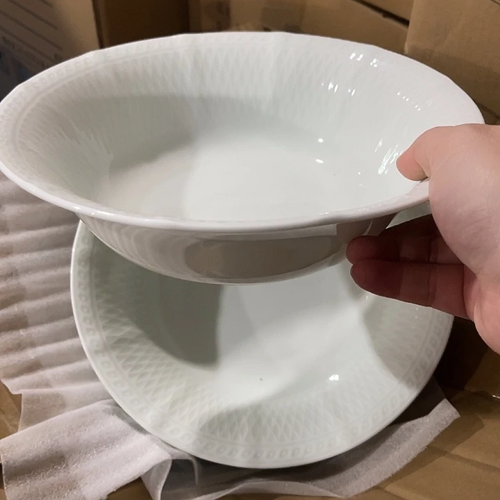 瓷片云梦青瓷9英寸斗碗一个，包邮