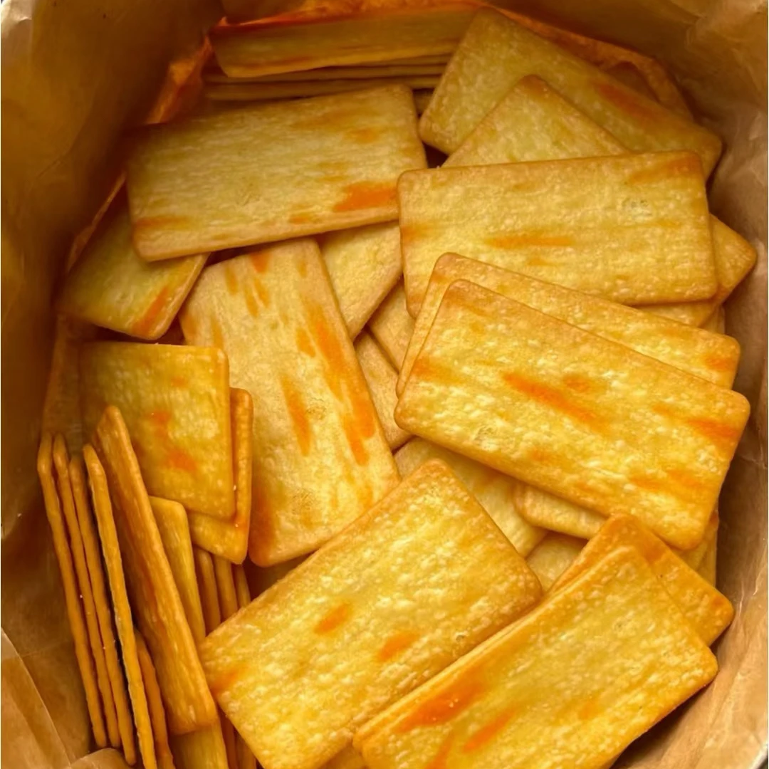 【领券立减10元】20包80片岩烧芝士脆饼干独立包装即食馋嘴小零食品