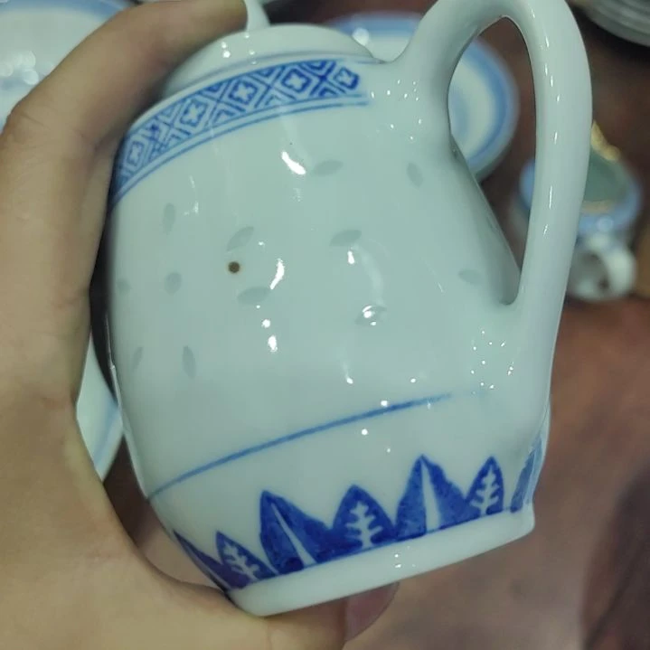 @***”陶瓷景德镇糖缸一个