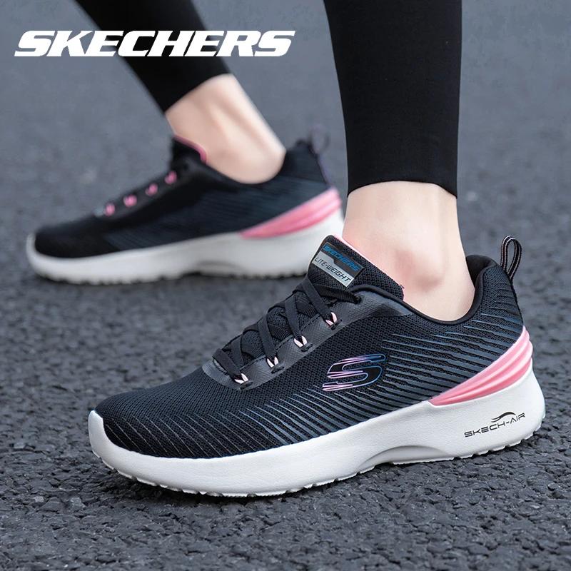 SKECHERS/斯凯奇女鞋网面跑步鞋秋季新款休闲鞋百搭健步鞋软底鞋