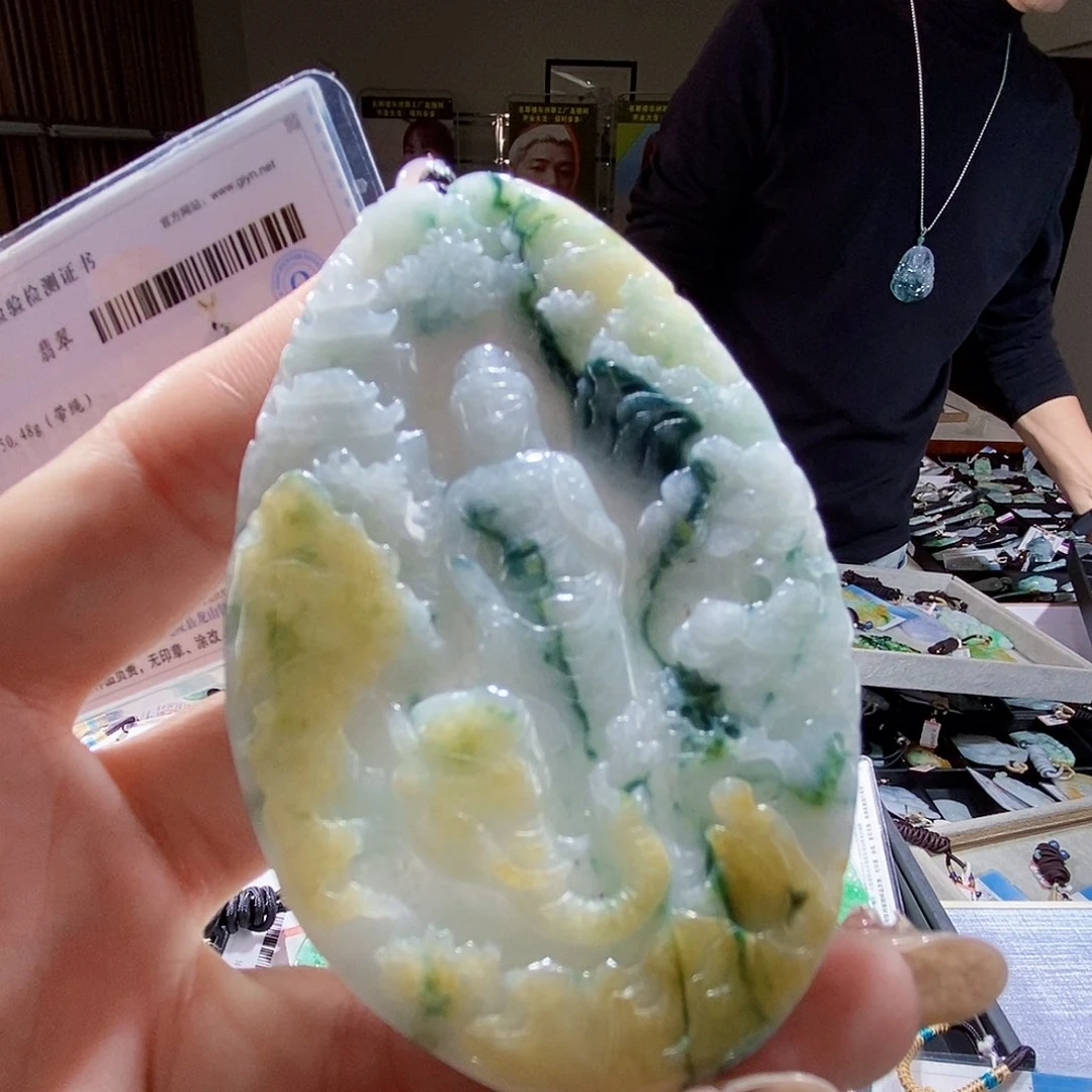 颈饰未镶嵌翡翠翡翠