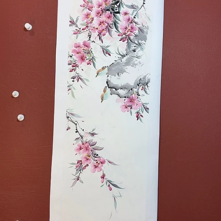 国画听兰老师花鸟
