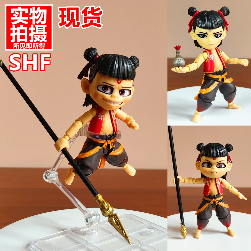 现货新款超可动SHF玩具哪吒之魔童闹海2.0敖丙少年哪吒手办配件
