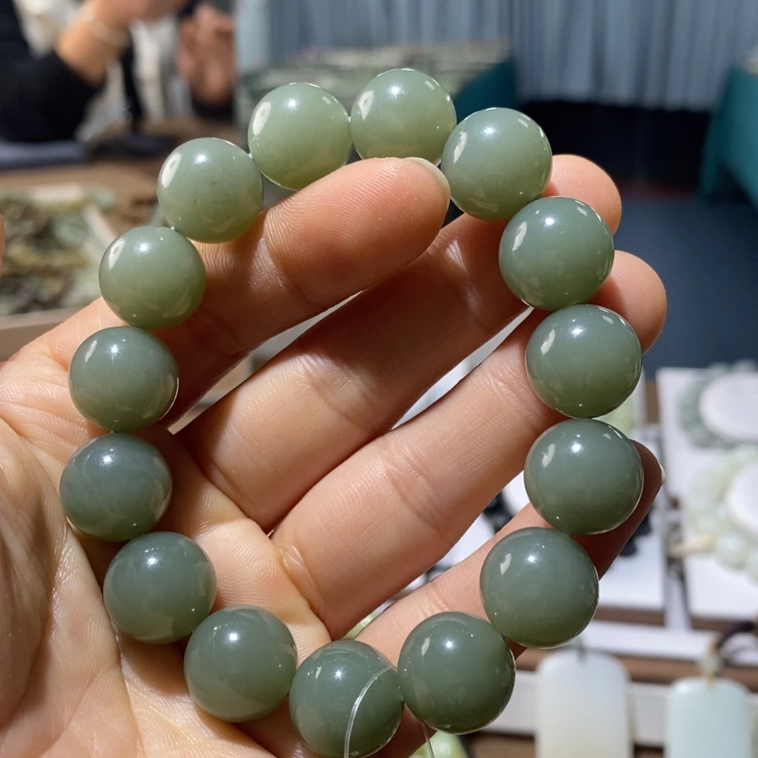 和田玉未镶嵌手链14