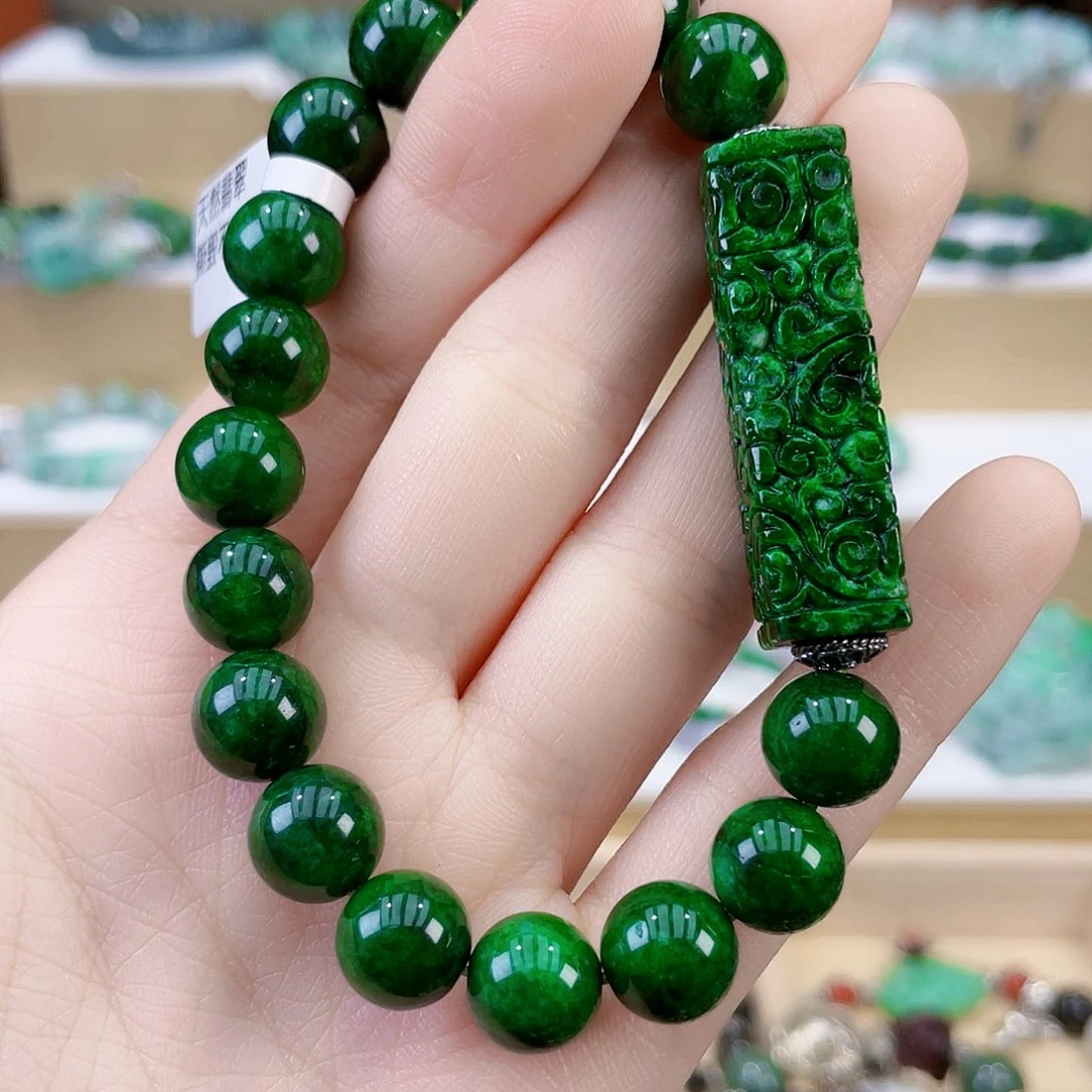 是****翡翠未镶嵌手链手链