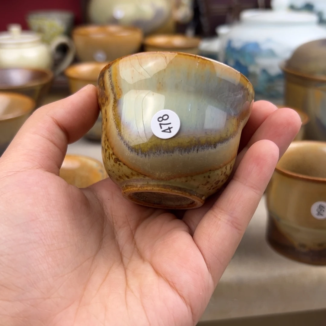 杯纯手工柴烧主人杯