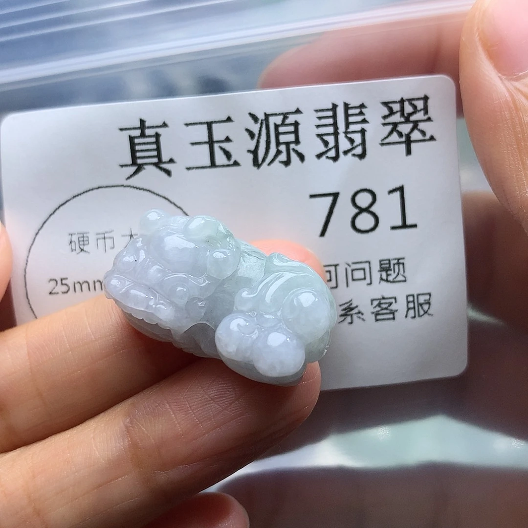 翡翠未镶嵌颈饰781