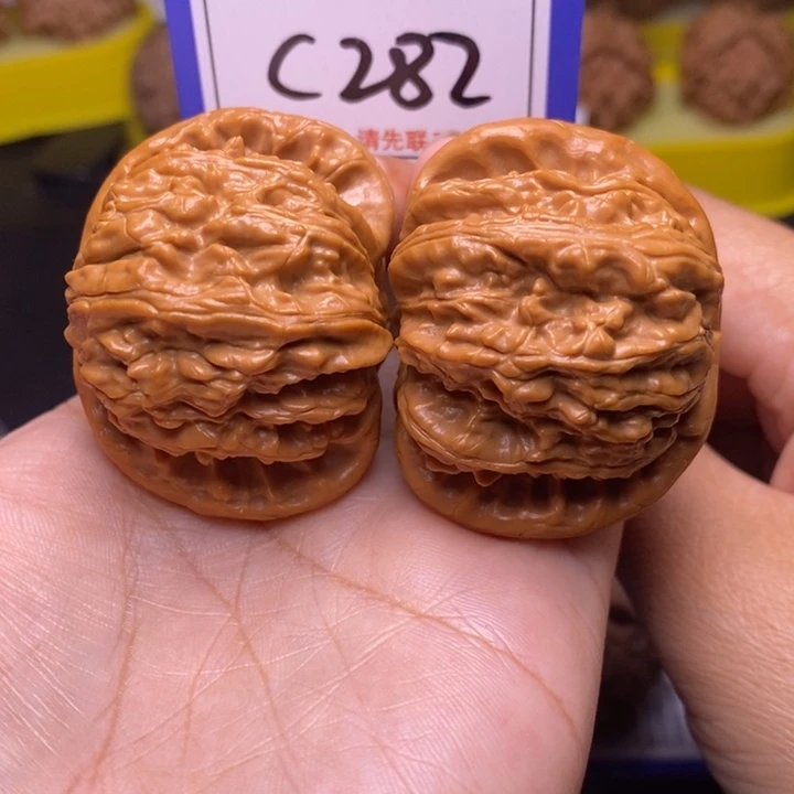 把件桃核47闷白c282