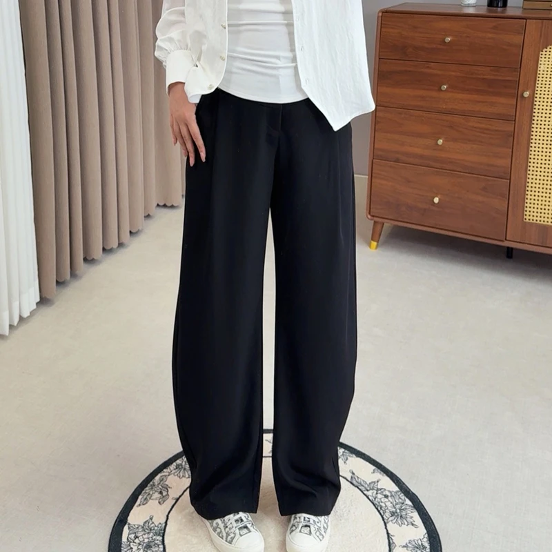 【霏霏专属】2025秋季新款200斤大码女装高腰休闲弯刀裤-9075