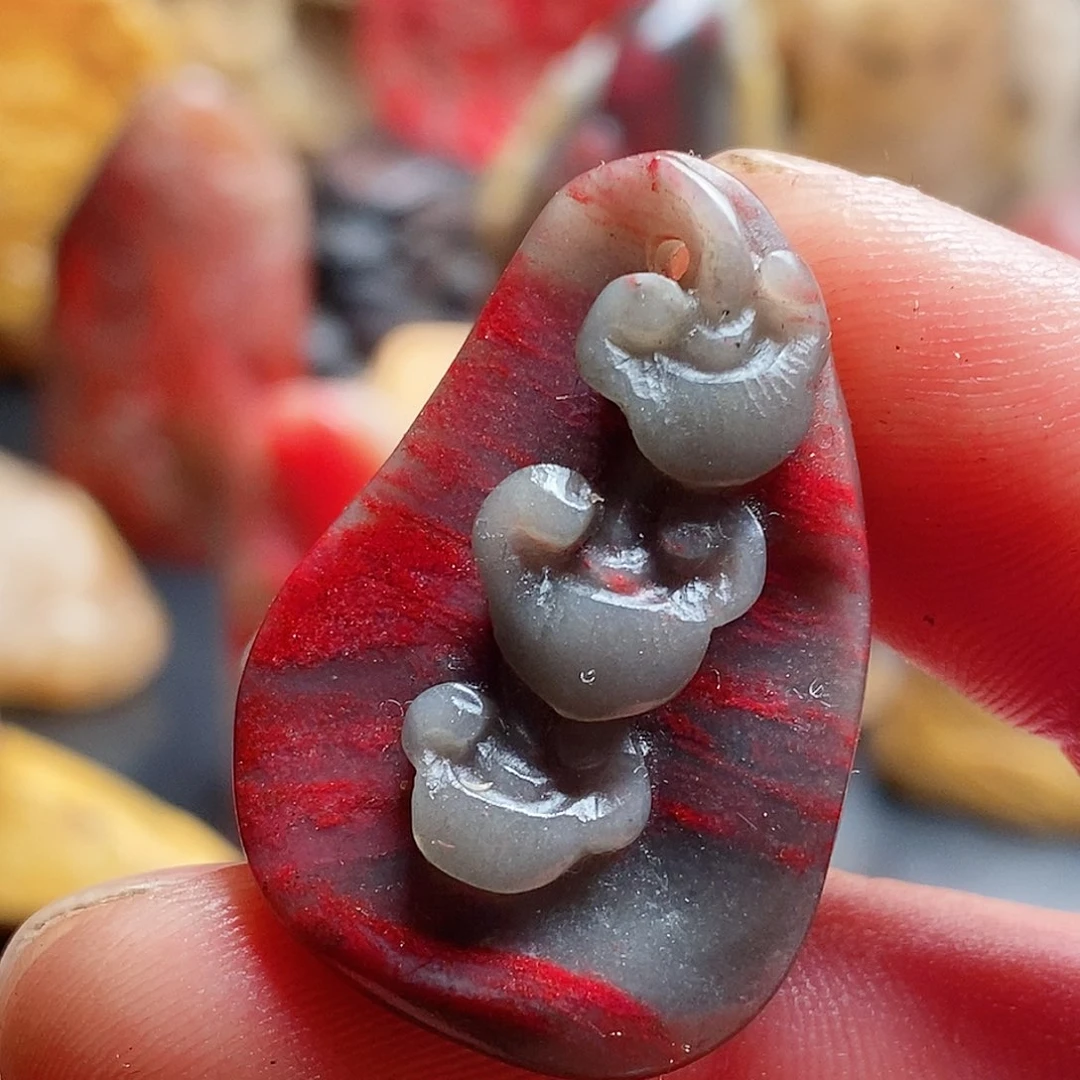 印石昌化石昌化鸡血石挂件