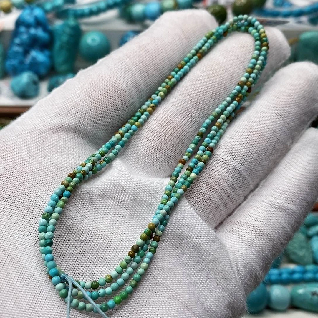 绿松石未镶嵌天然原矿 地大质检