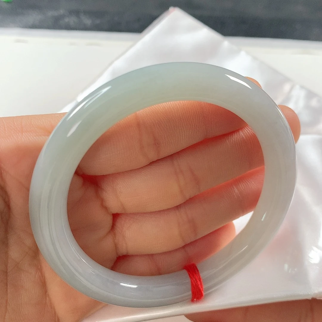 翡翠手镯未镶嵌 圆条①⑤⑦