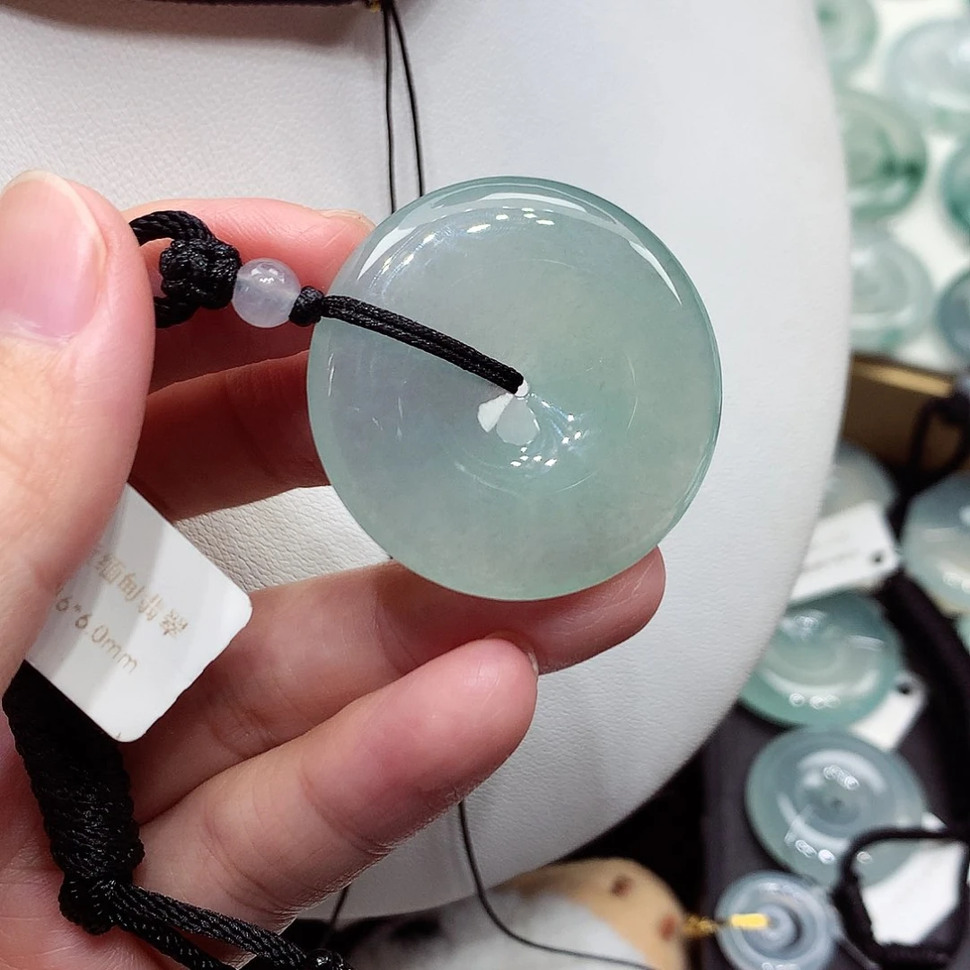 颈饰未镶嵌翡翠编号19，32.6/6