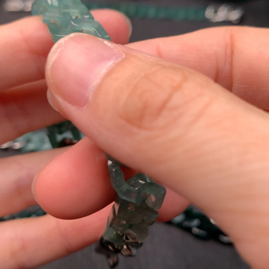金***业未镶嵌定制翡翠翡翠手链333