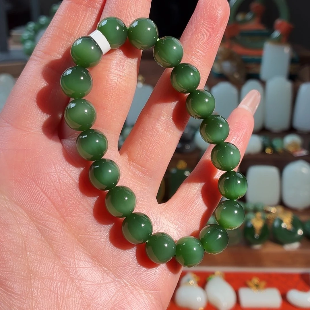 和田玉未镶嵌手串