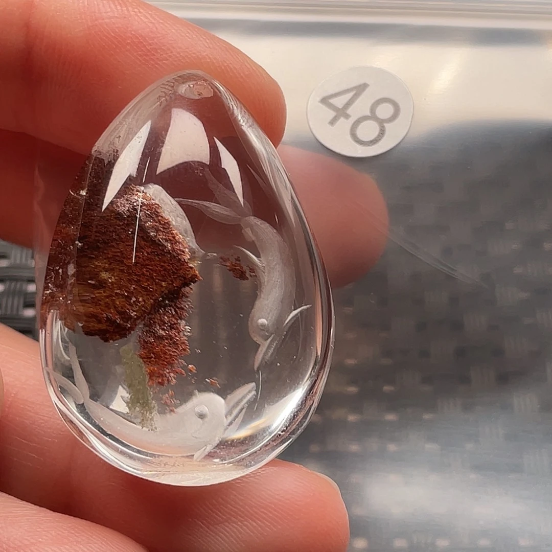 一***人水晶颈饰未镶嵌天然