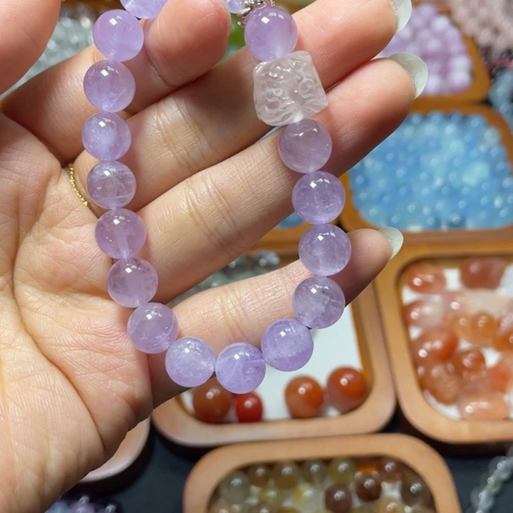 水晶未镶嵌手链紫水