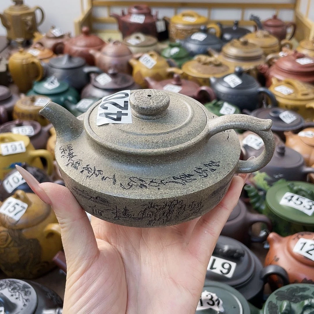 茶壶紫砂紫砂微瑕