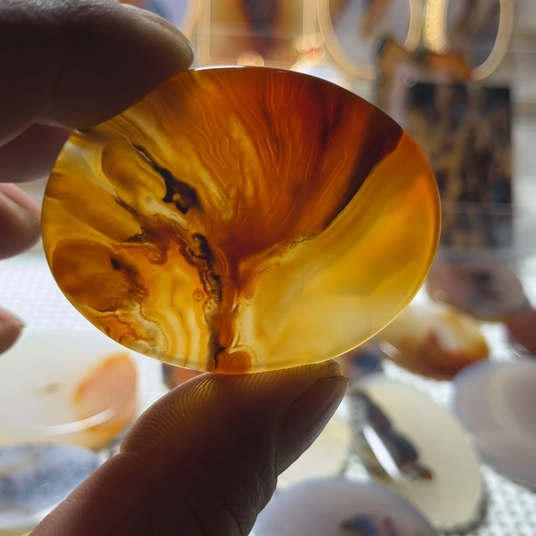 玛瑙/玉髓未镶嵌吊坠(不含链)