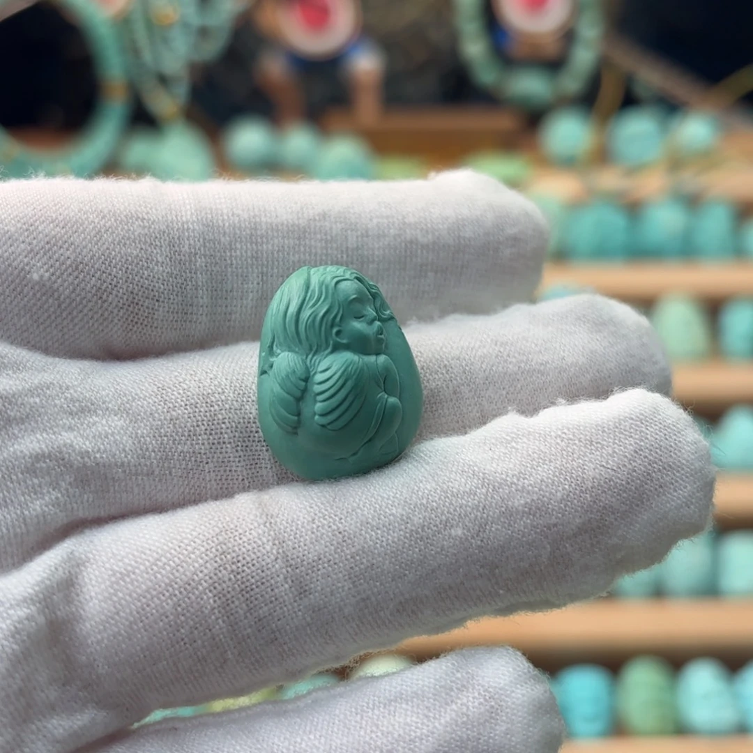 绿松石未镶嵌配饰