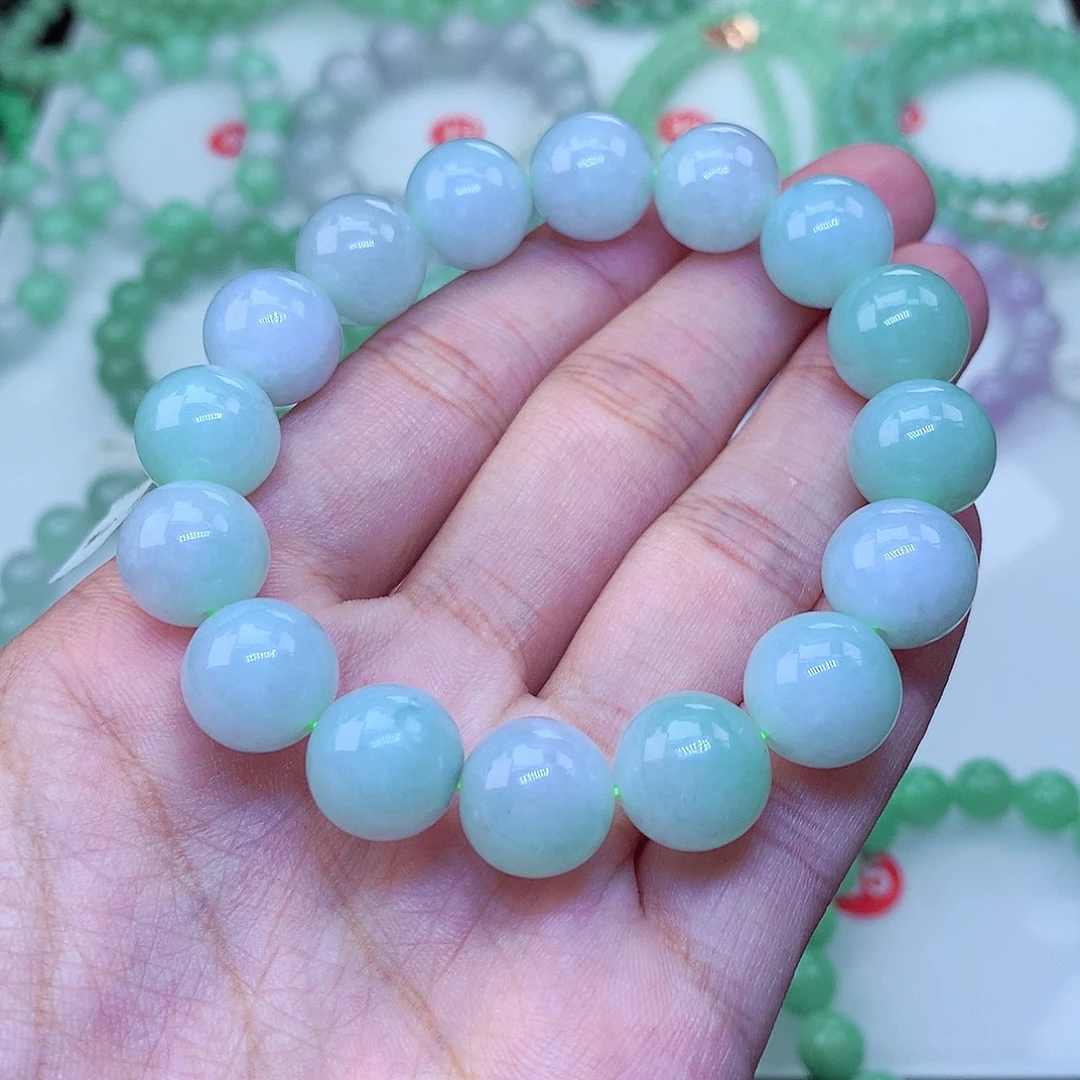 翡翠未镶嵌毛衣链