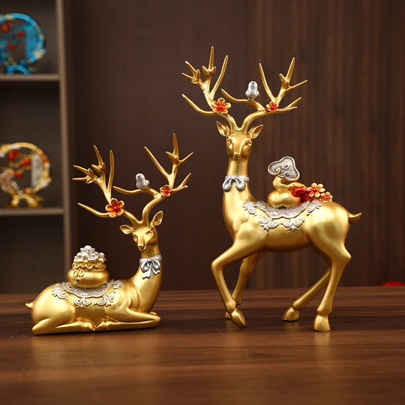 创意轻者电视柜装饰品入户玄关乔迁新居新中式高颜值卧室用品