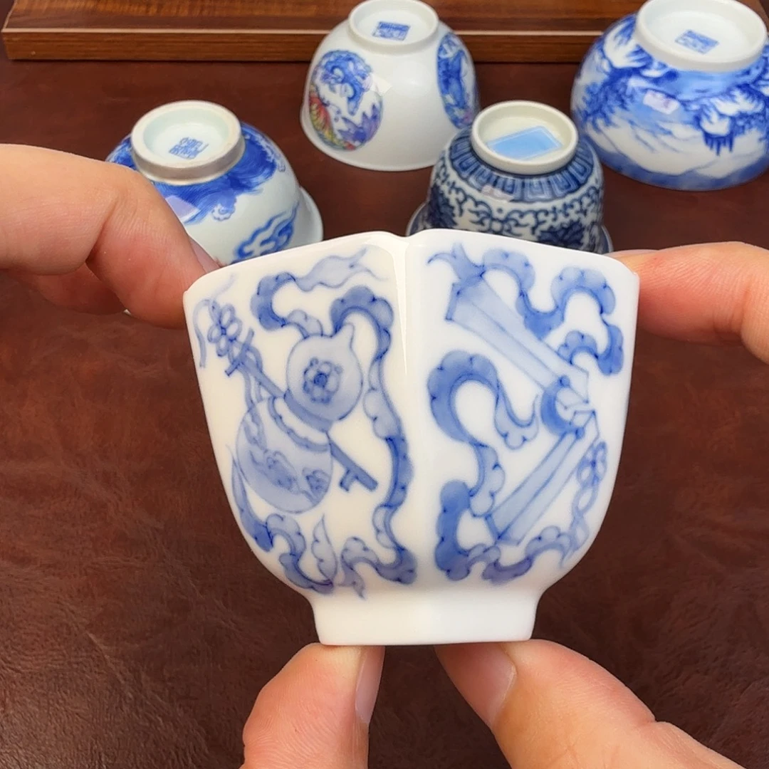 共***量景德镇全手工全手绘茶具