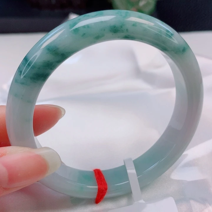 未镶嵌手镯翡翠55圈