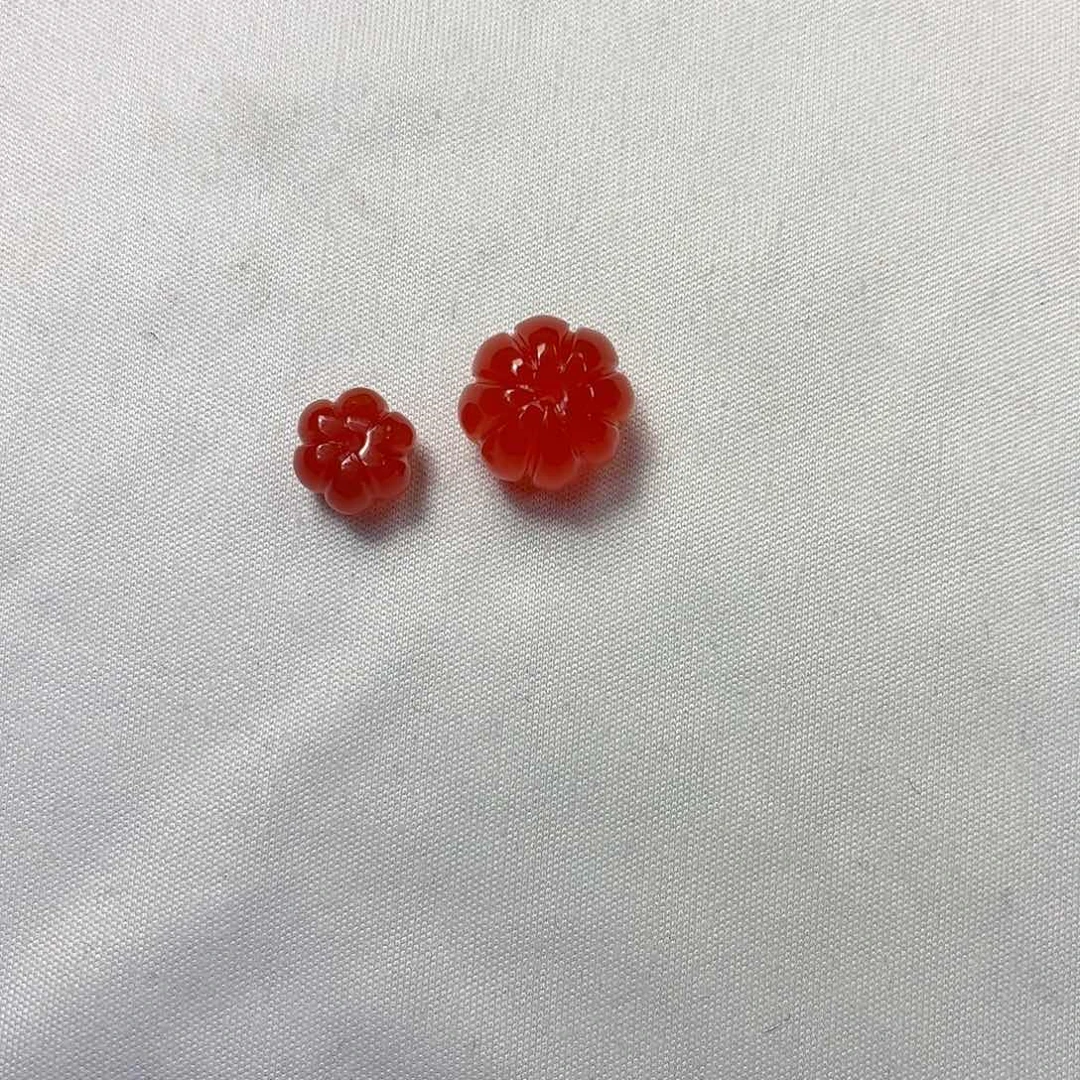 南红玛瑙未镶嵌瓜珠11.9