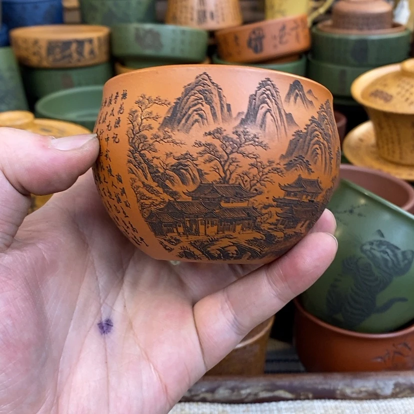 【闪购商品】紫砂公道杯宜兴全手工紫砂杯