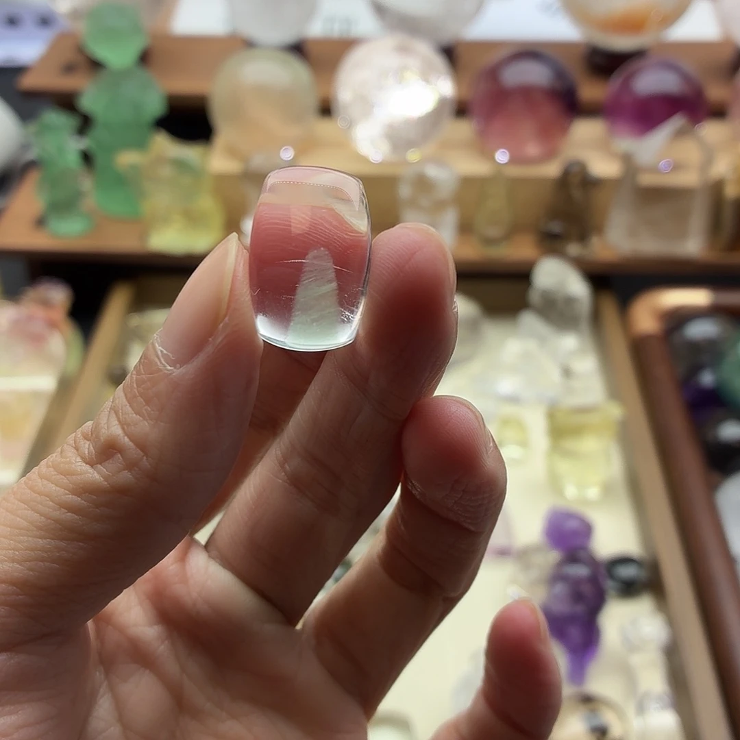和***尘水晶未镶嵌珠宝半成品