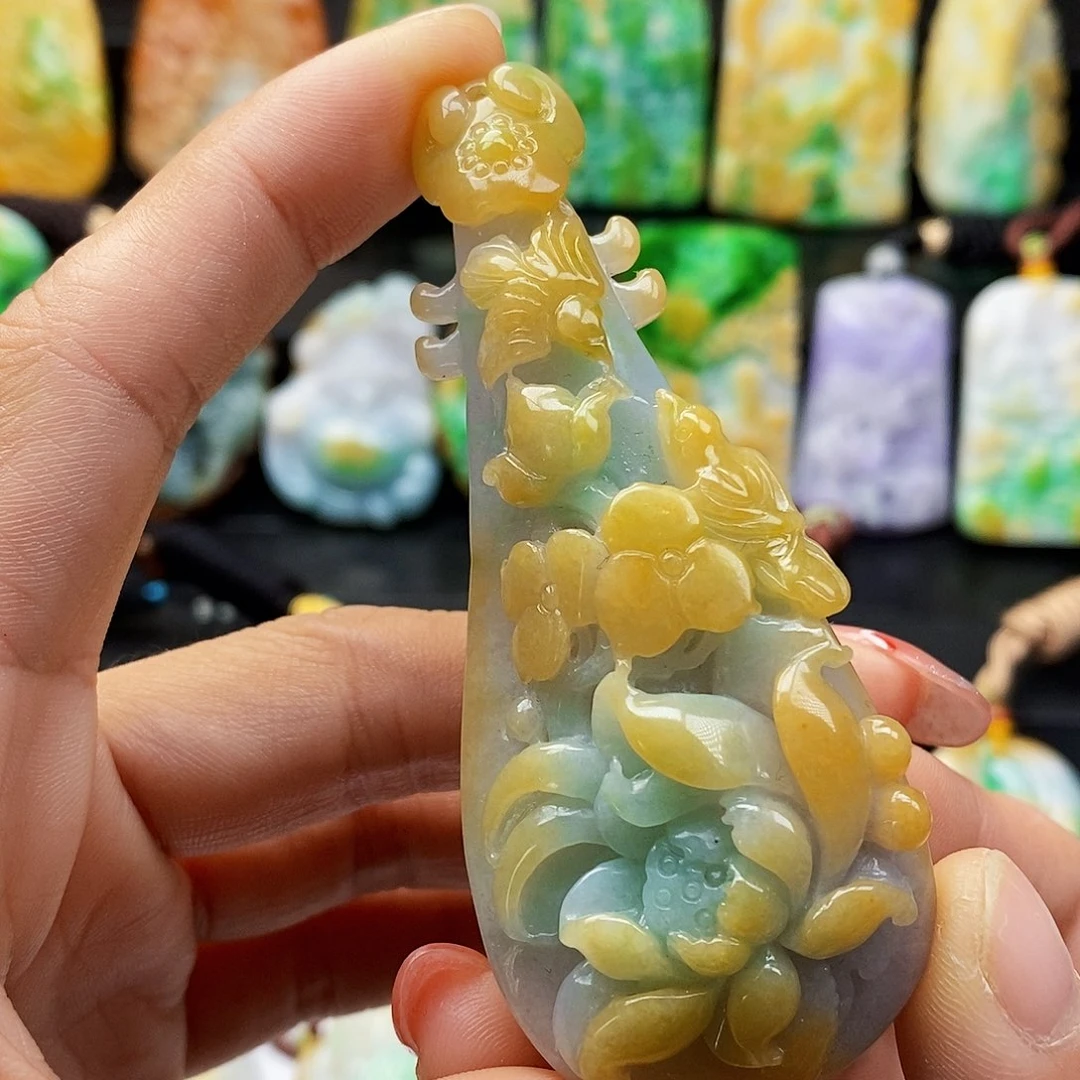 未镶嵌定制翡翠翡翠a货一物一证