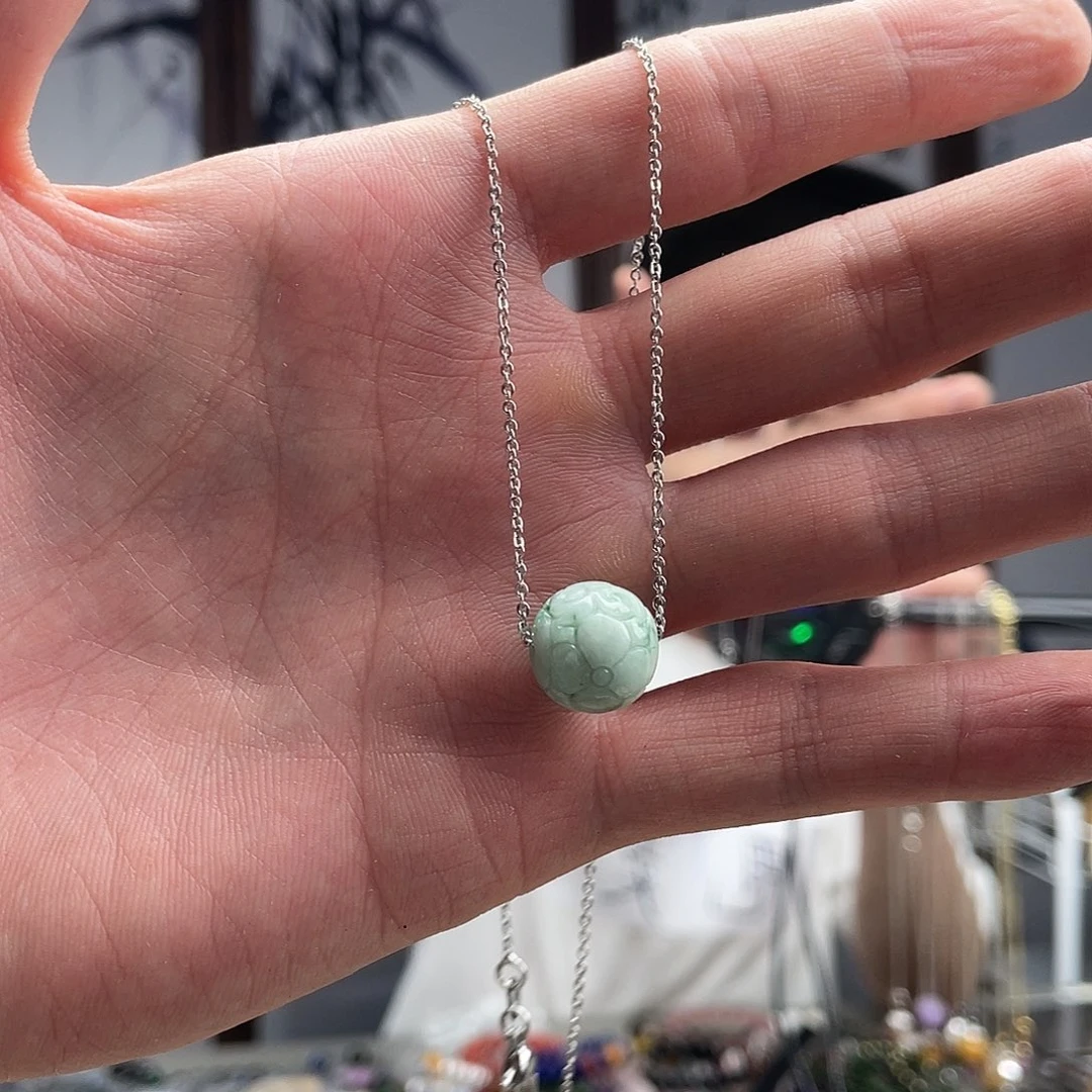 烟晶手链未镶嵌翡翠 A